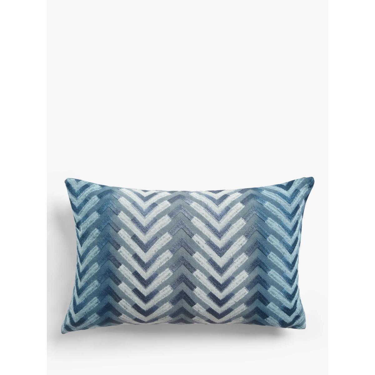 John Lewis & Partners Kasuri Cushion, Blue – image 2
