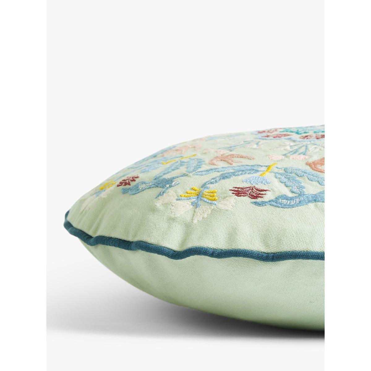 John Lewis & Partners Round Folk Cushion, Multi – image 3