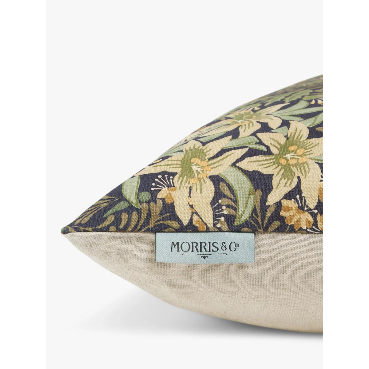 Morris & Co. Bower Rectangular Cushion, Indigo – image 3