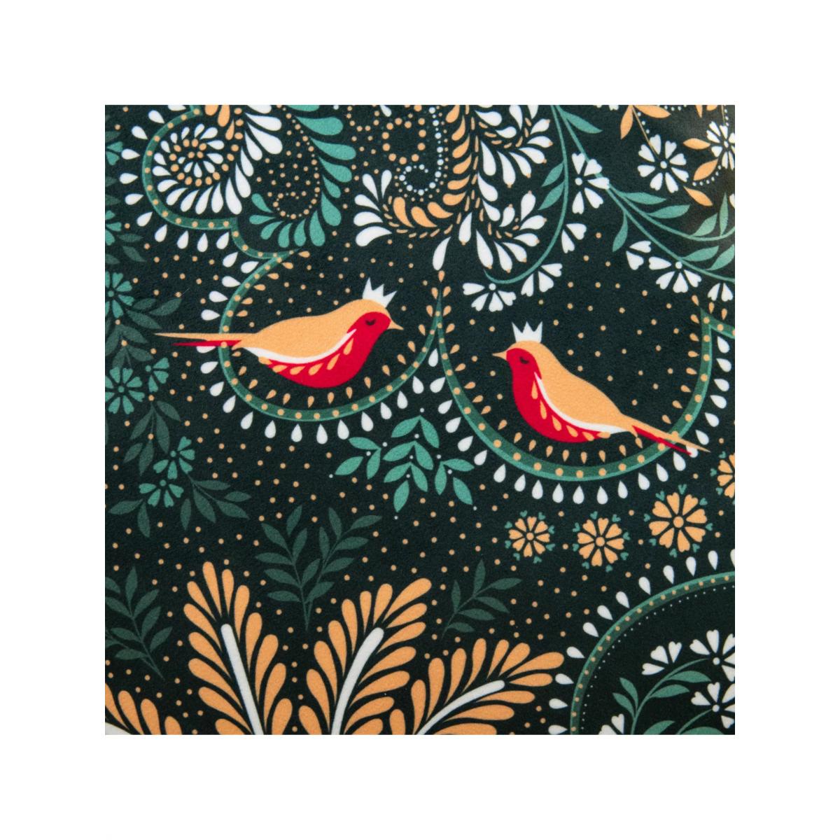 Sarah Miller Robins Filigree Cushion, Emerald – image 4