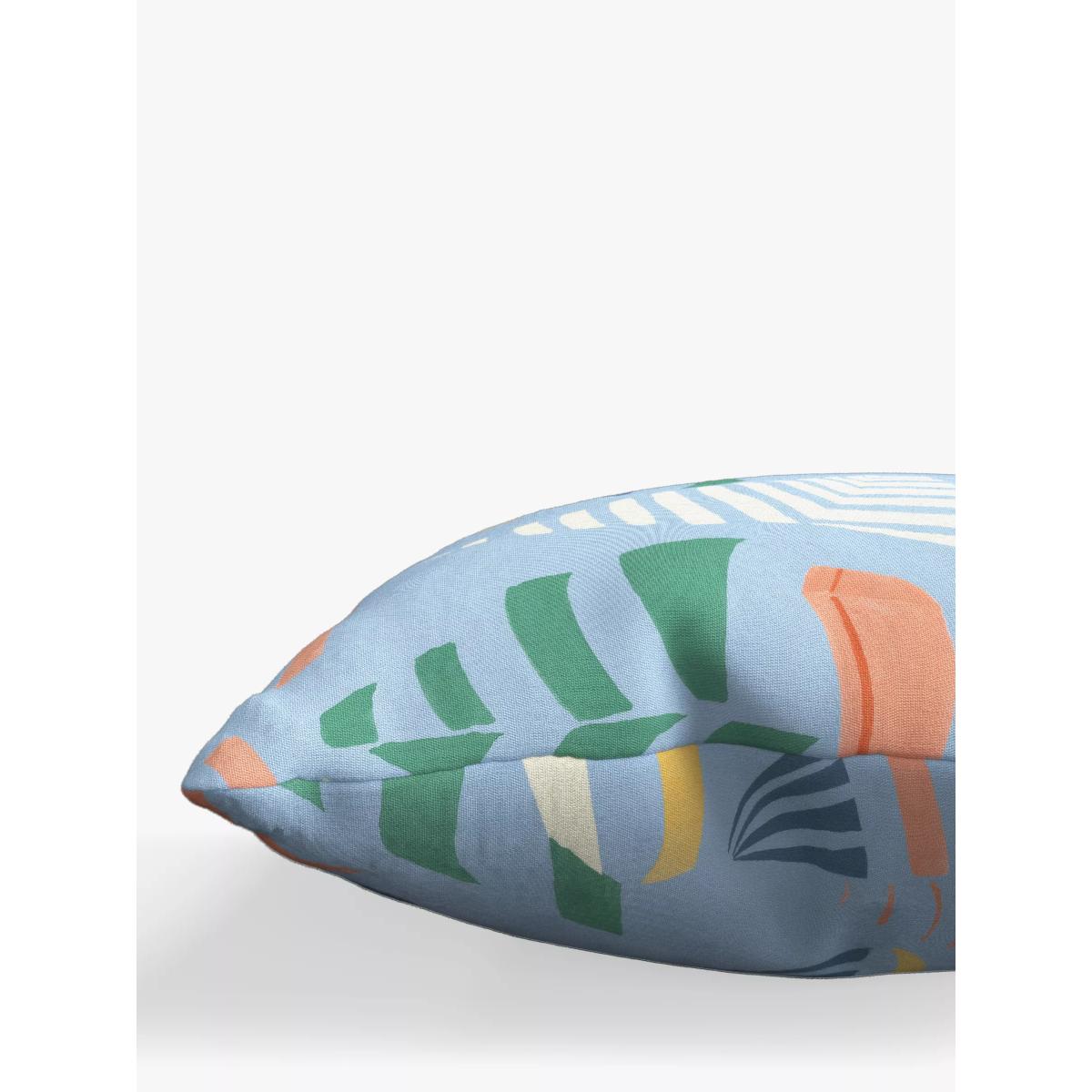 John Lewis & Partners Boat Sails Garden Cushion, 43 x 43cm, Blue/Multi – image 4