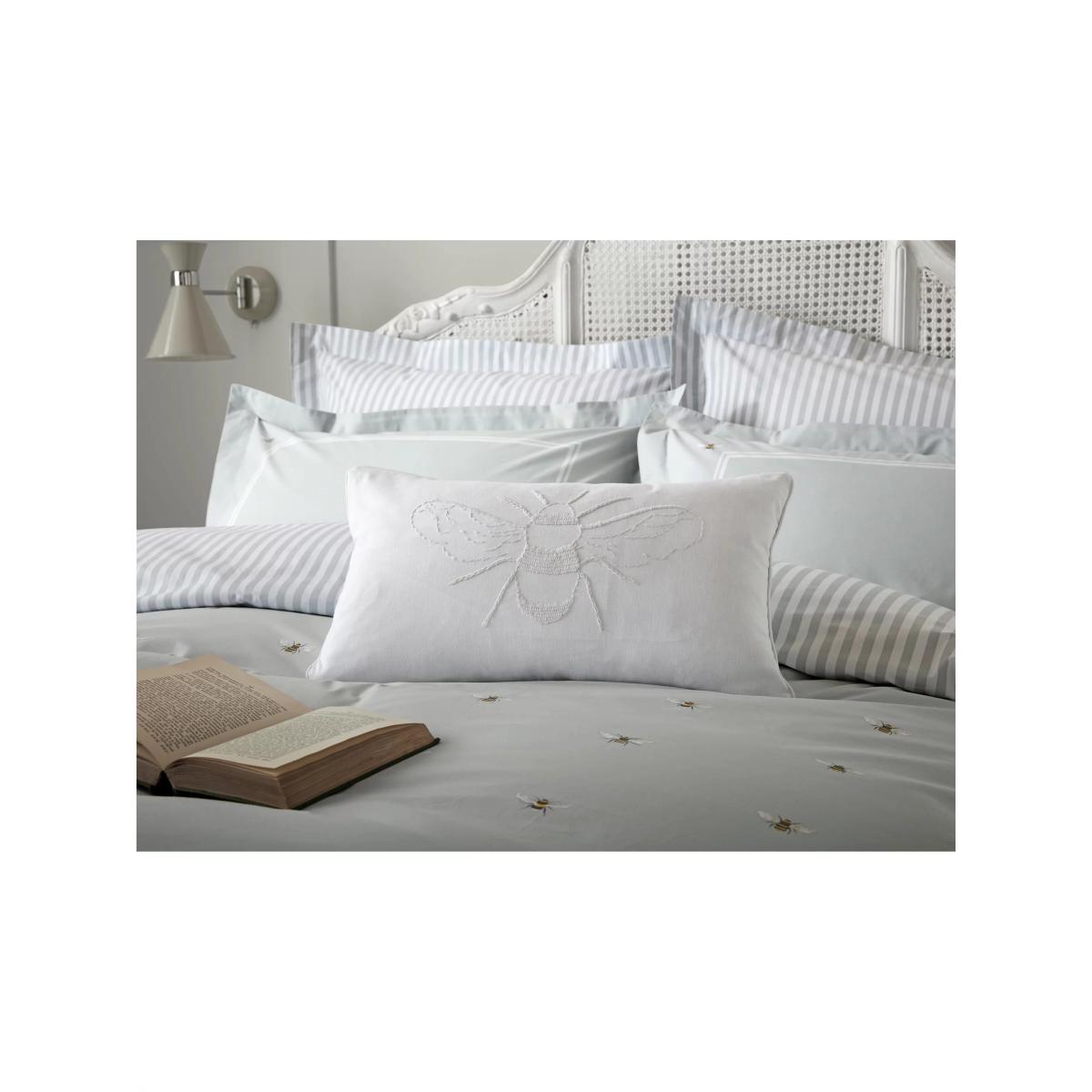 Sophie Allport Bee Cushion, White – image 2