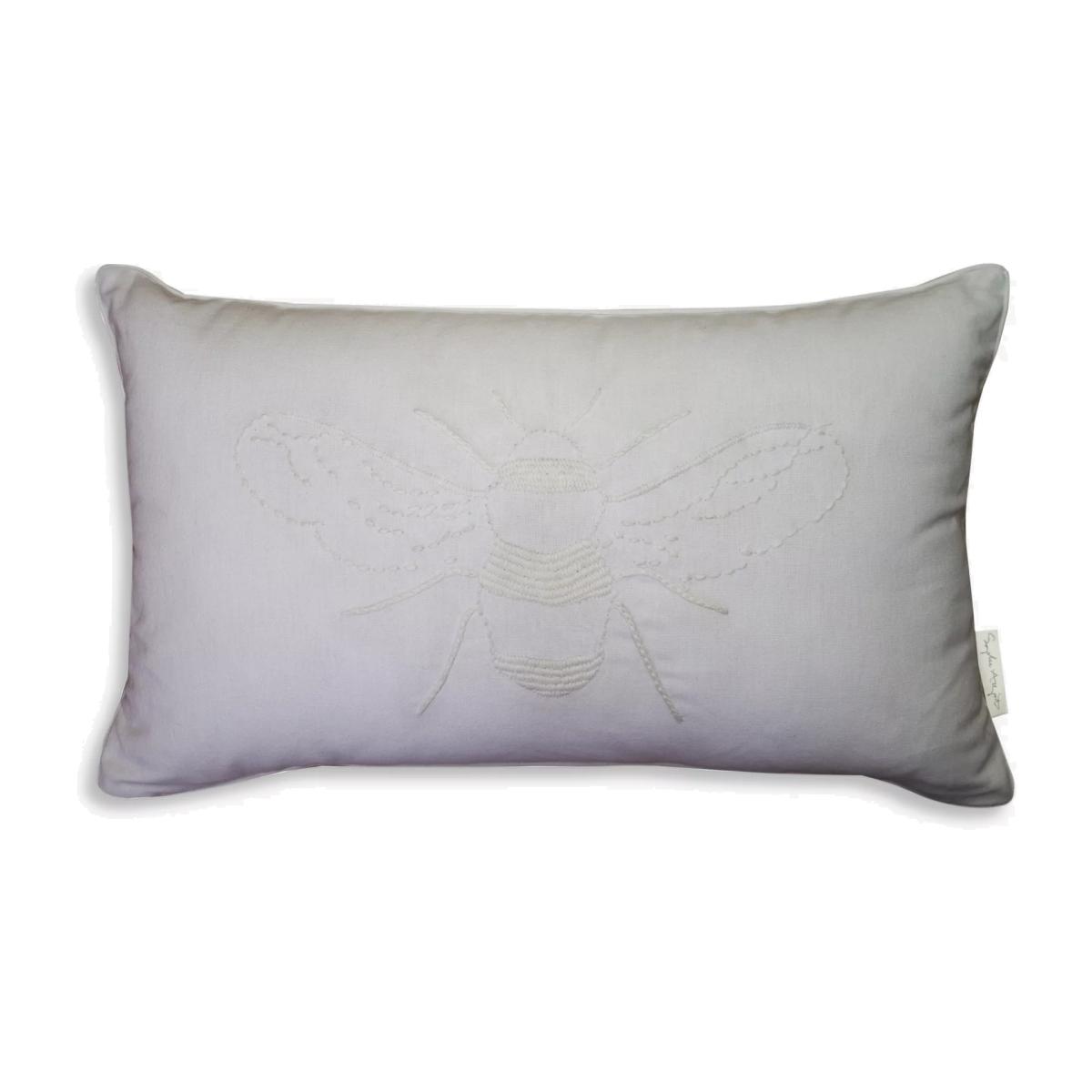 Sophie Allport Bee Cushion, White – image 1