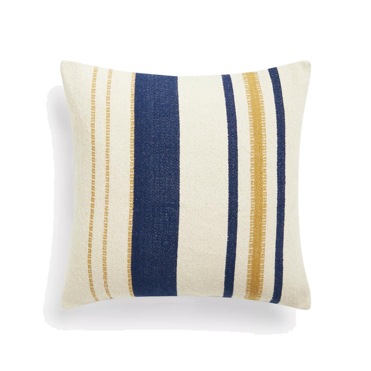 John Lewis Woven Stripe Indoor/Outdoor Cushion – image 1