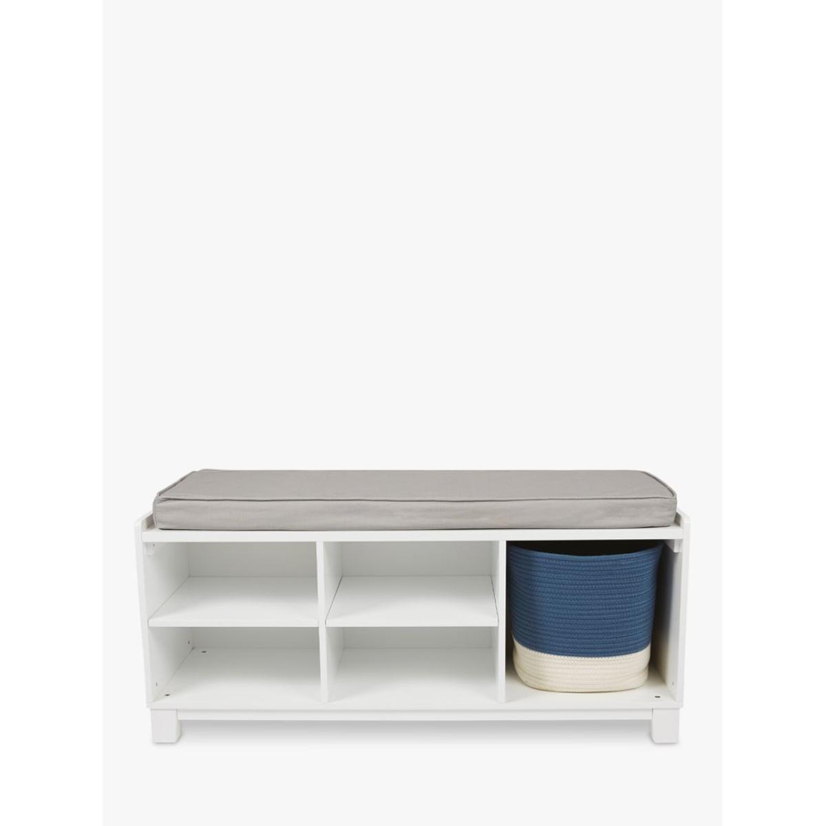 Great Little Trading Co Storage Bench Cushion, Grey – image 3