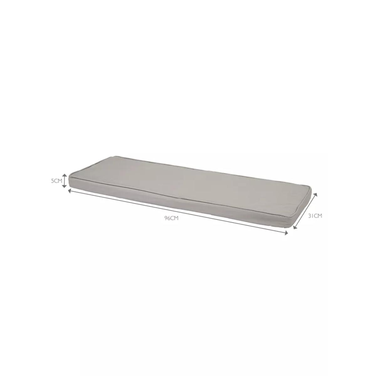 Great Little Trading Co Storage Bench Cushion, Grey – image 6