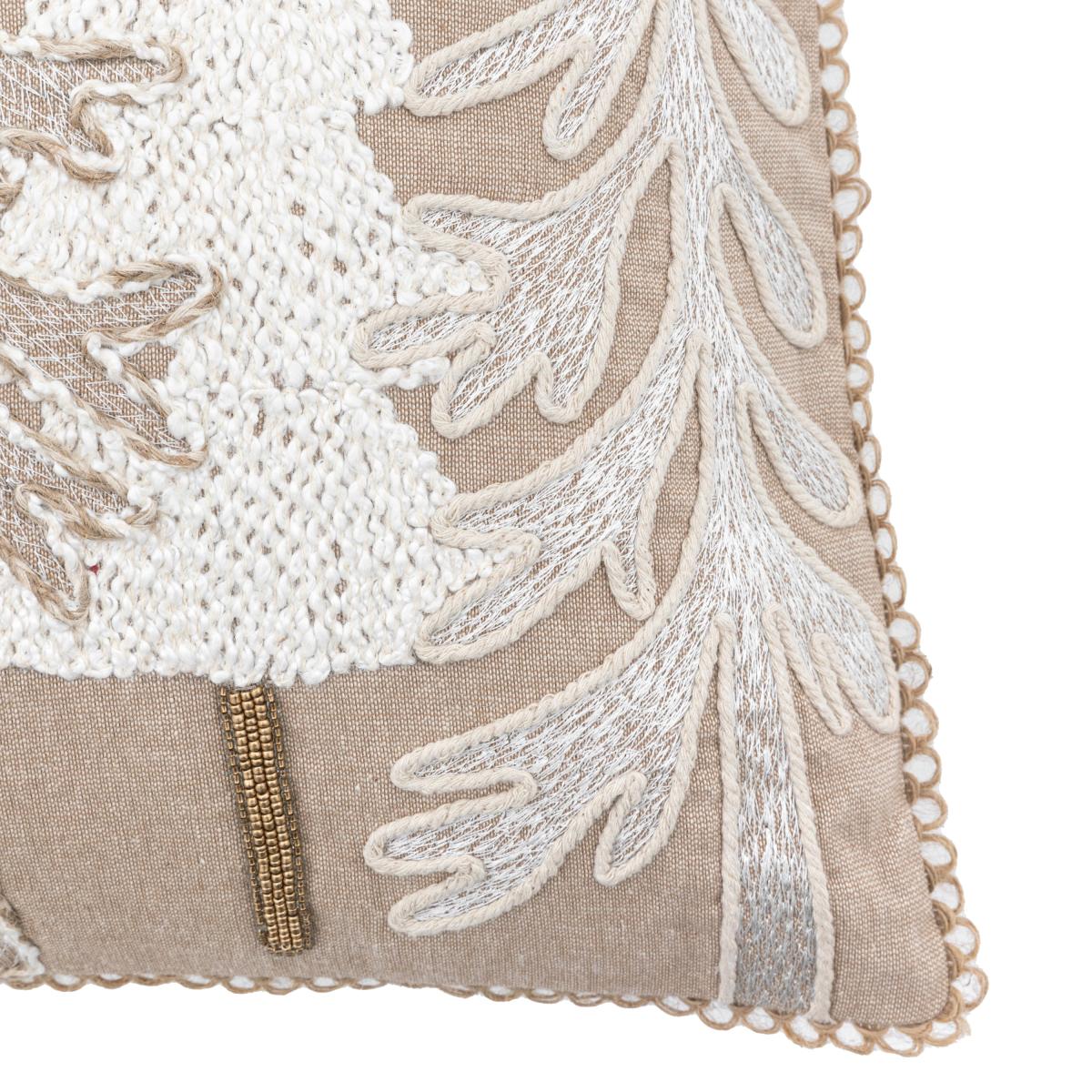 Pearly White Tree Scene Cushion – image 5