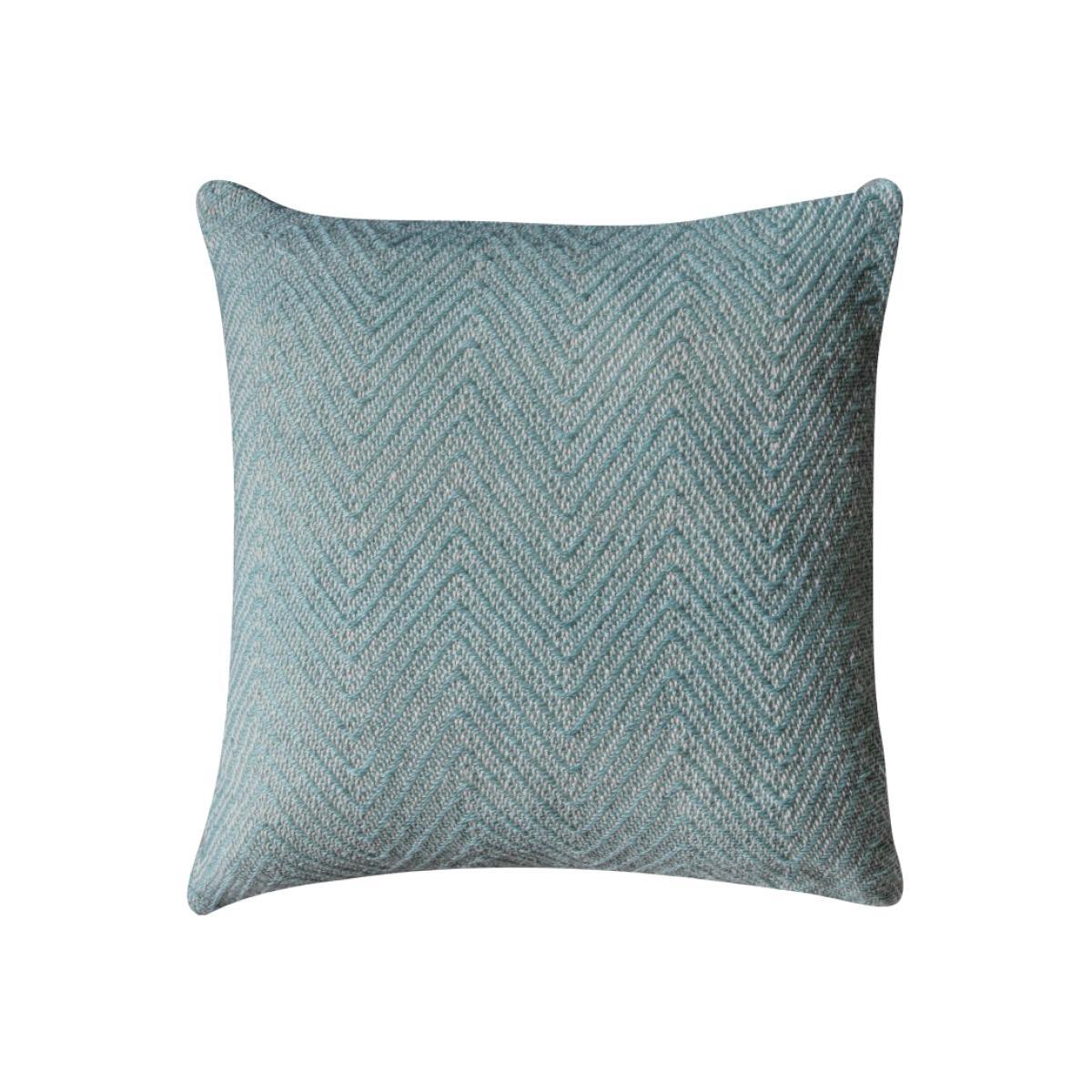 Pet Chevron Cushion - Duck Egg