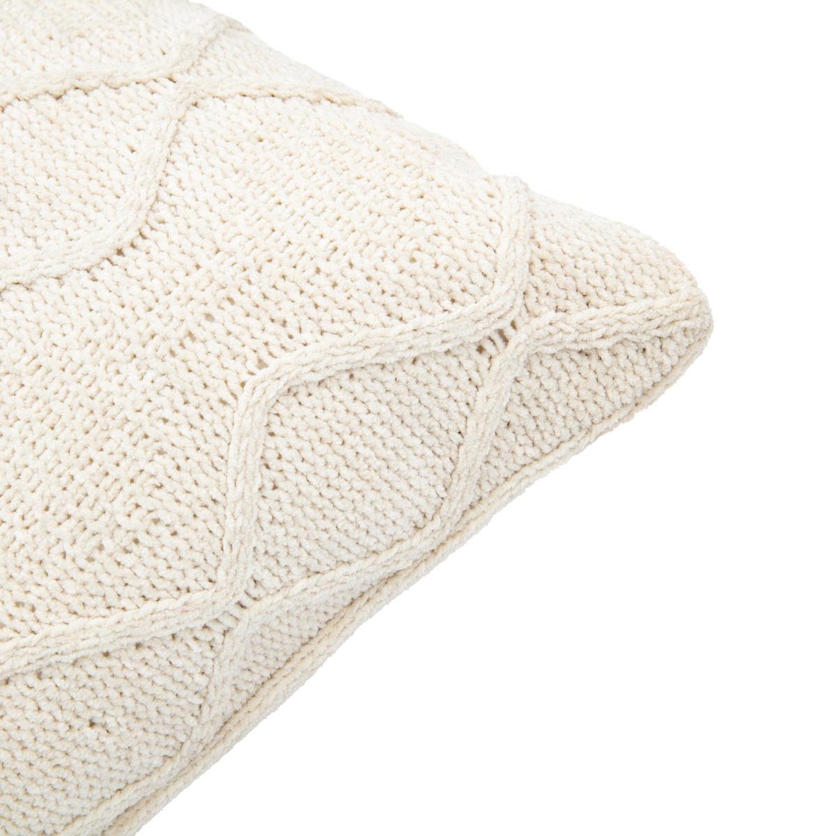 Chenille Cable Cushion - Cream – image 7