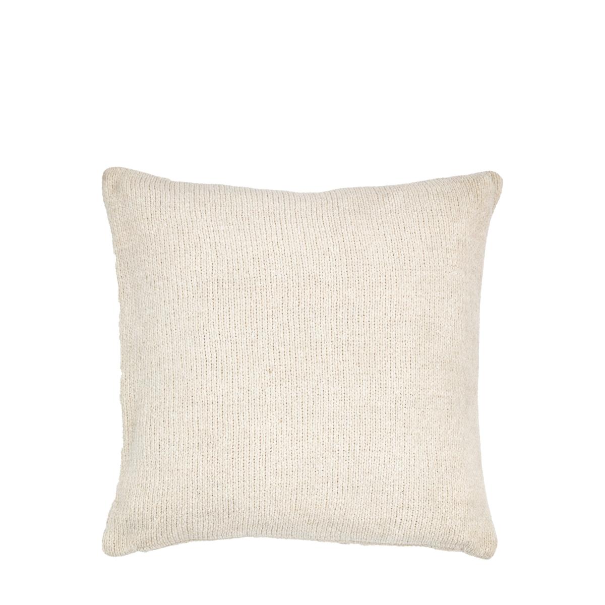 Chenille Cable Cushion - Cream – image 8