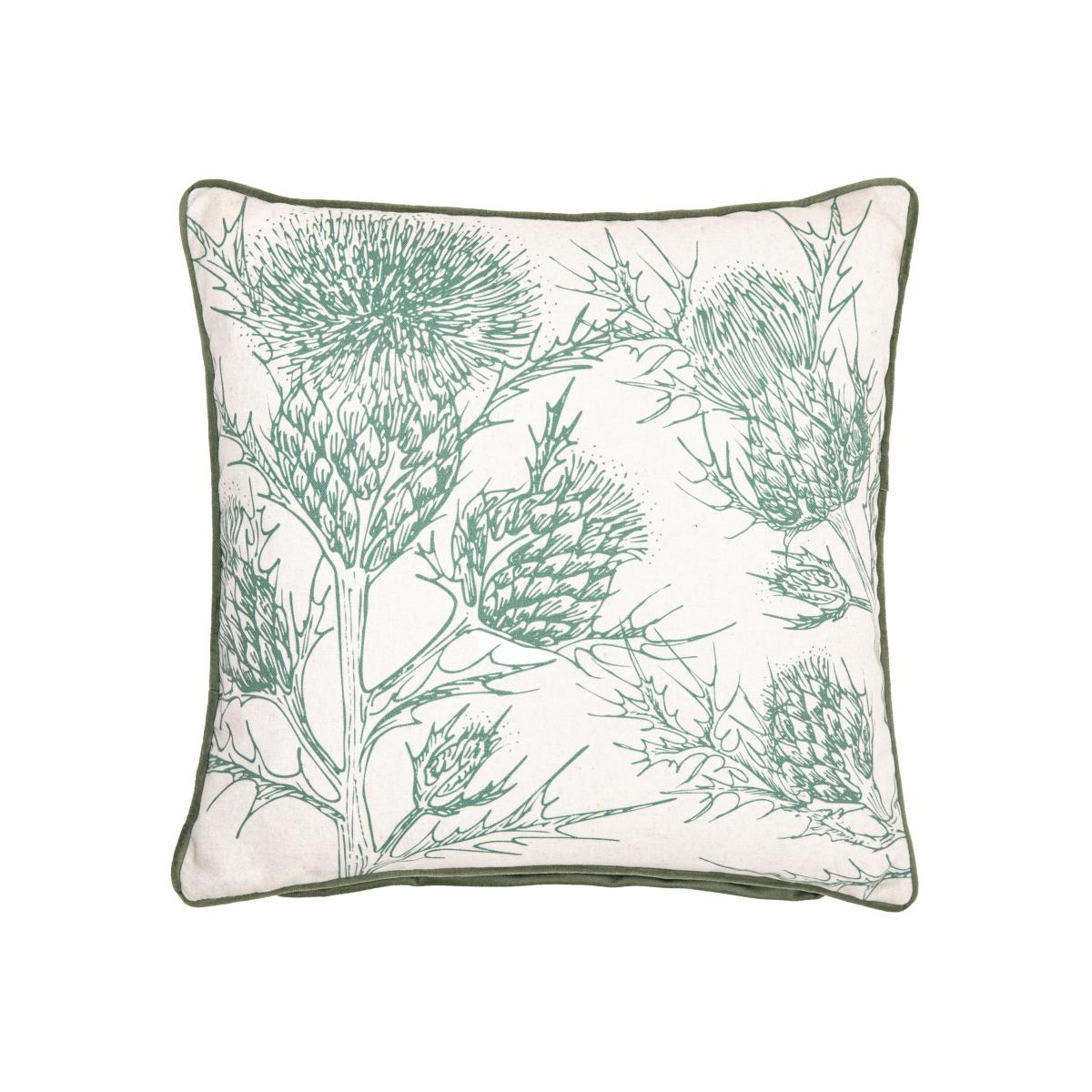 Thistle Cushion - Olive – image 1