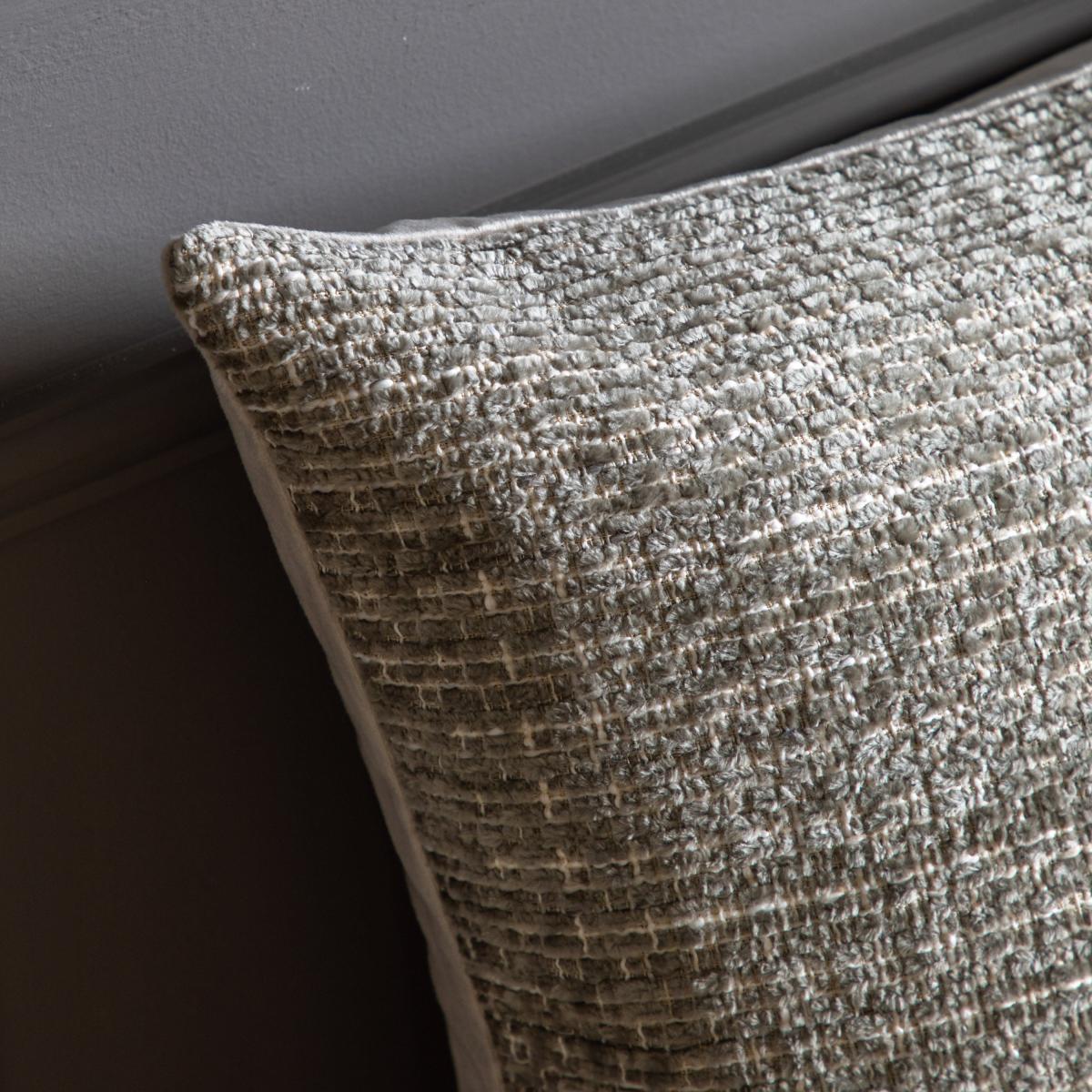 Chenille Cushion - Taupe – image 2