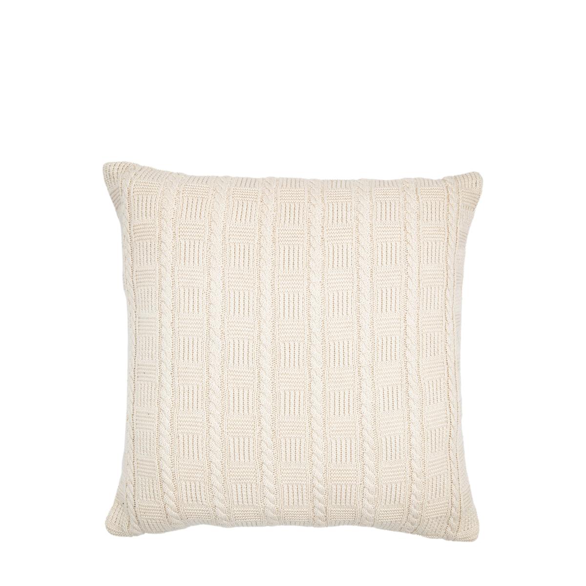 Cotton Cable Cushion - Cream – image 4