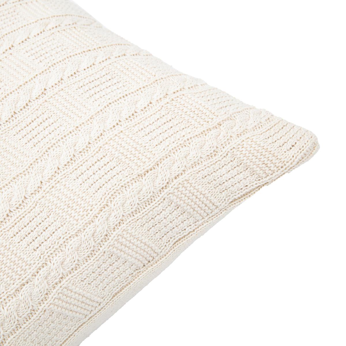 Cotton Cable Cushion - Cream – image 6