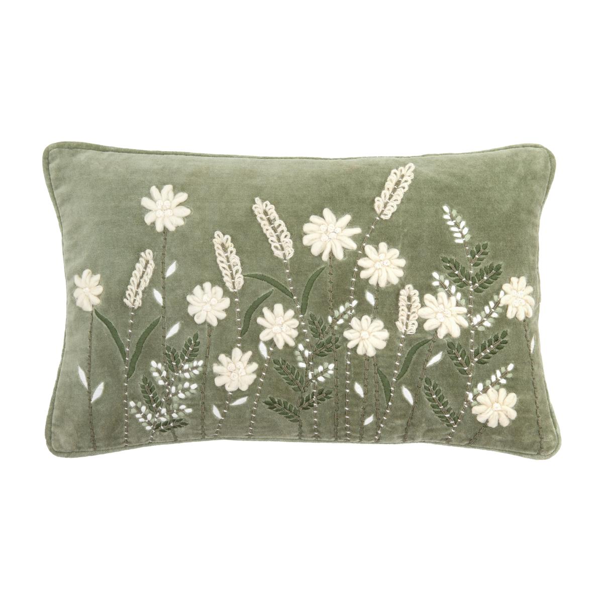 Ennerdale Velvet Floral Cushion