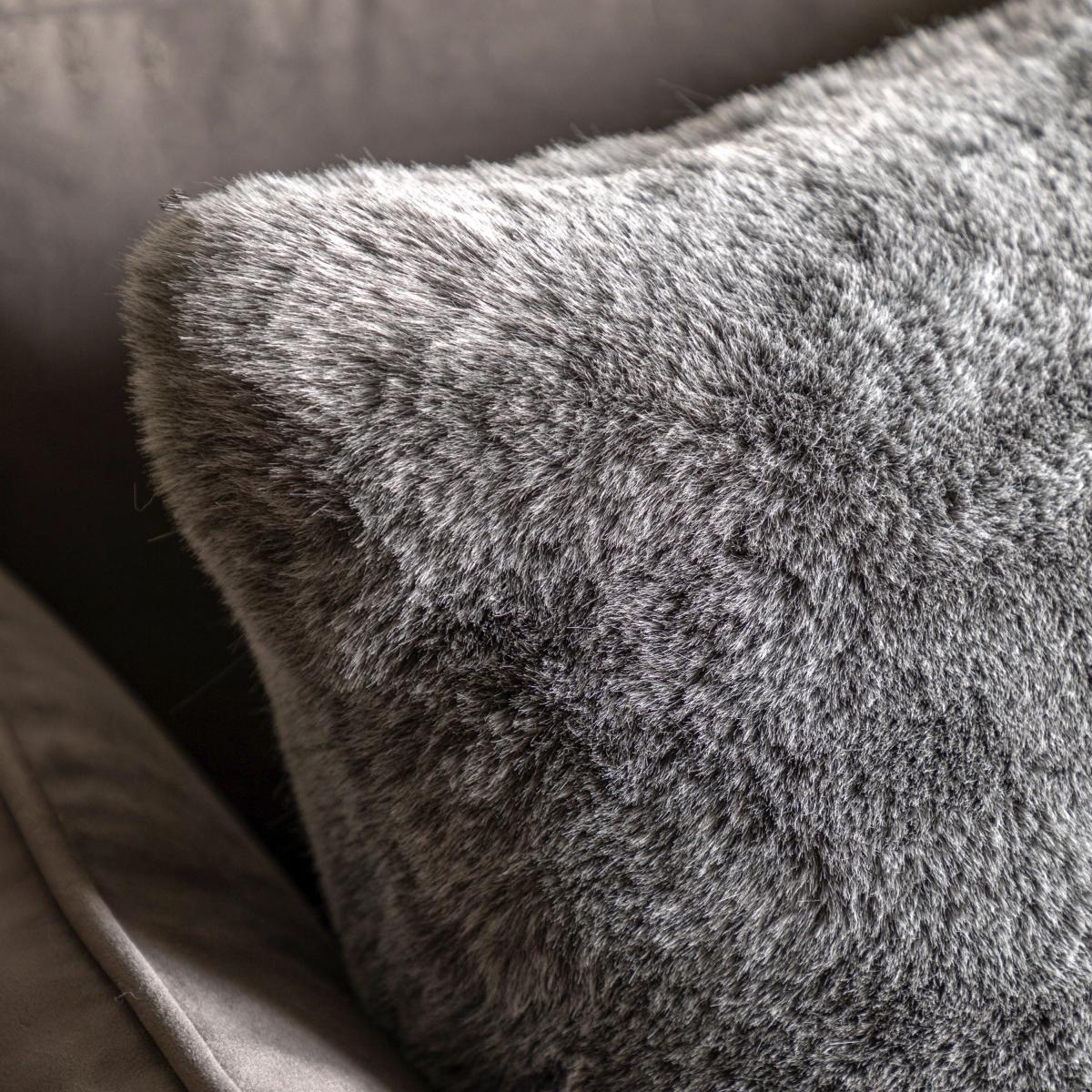 Roscose Faux Fur Square Cushion – image 2
