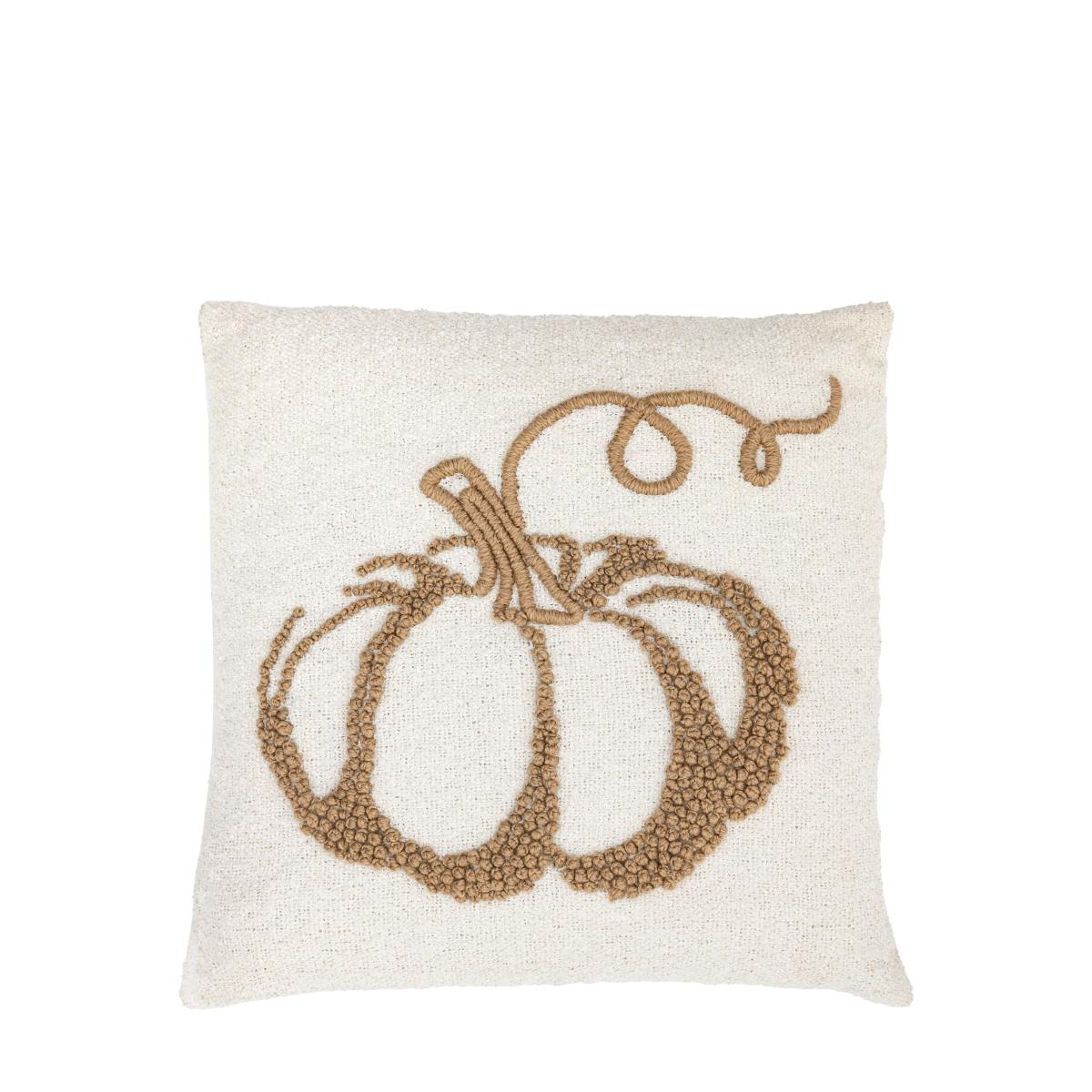 Embroided Pumpkin Cushion – image 3