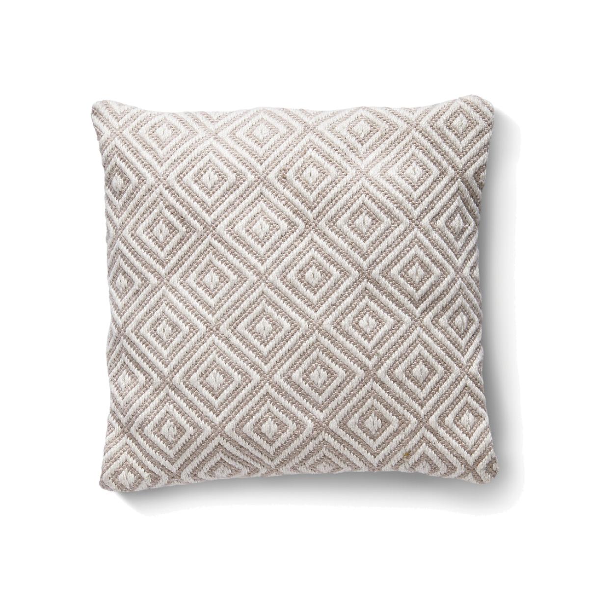Outdoor/Indoor Geometric Woven Cushion - 100% Recycled 45x45cm – image 1