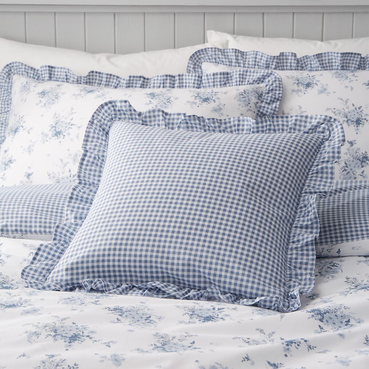 Lucie Floral Frill Fully Reversible Cushion – image 2