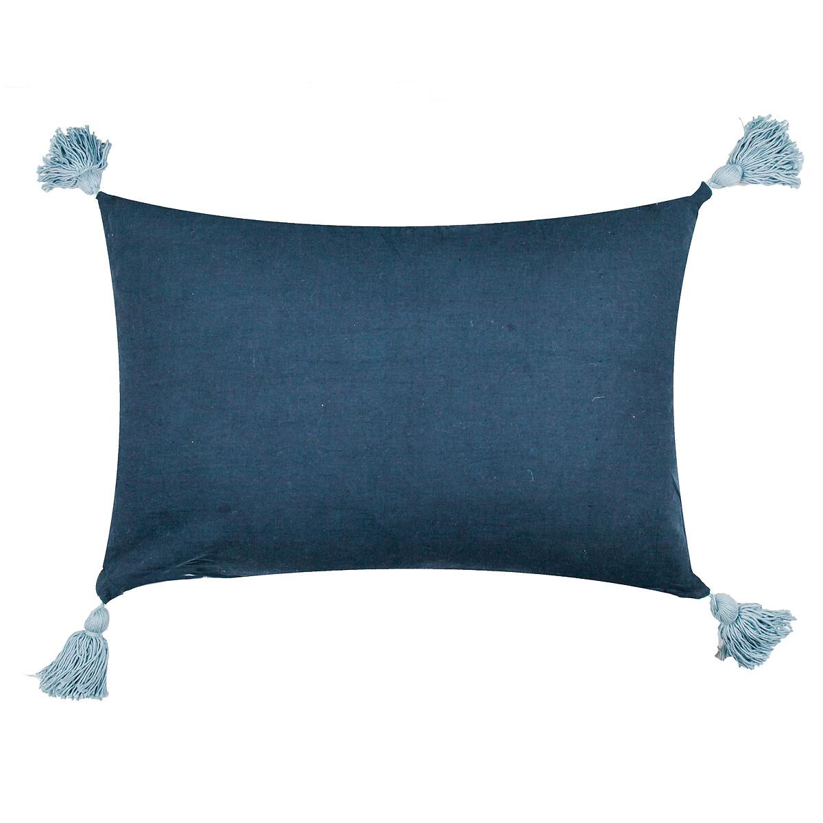 Delphine Floral Tasselled Filled Cushion – image 2