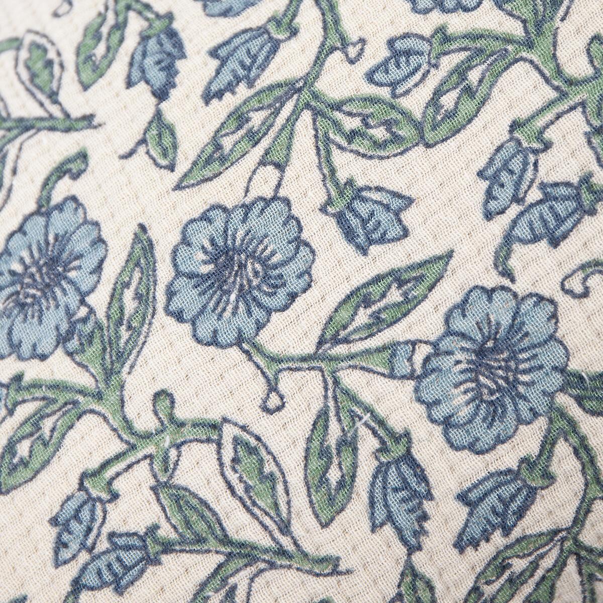 Delphine Floral Tasselled Filled Cushion – image 5