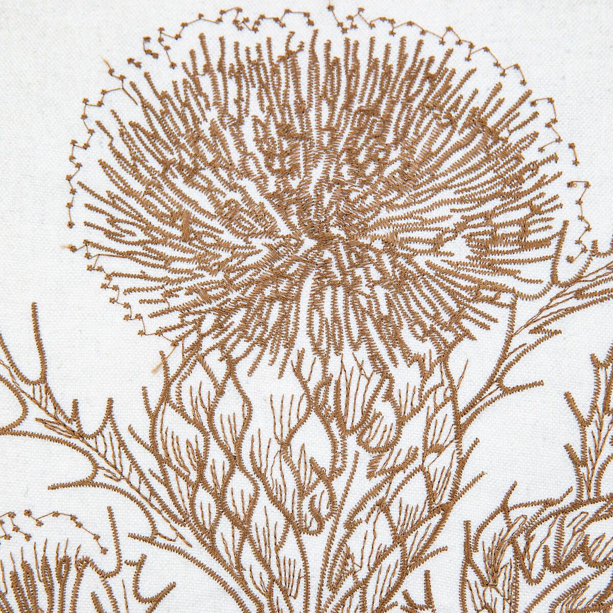 Thistle Embroidered Filled Cushion – image 2