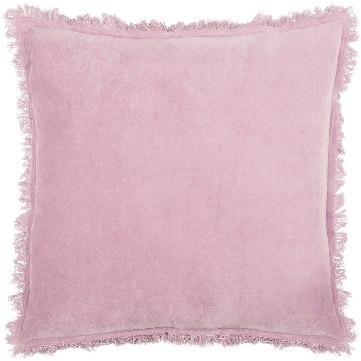 Gracie Velvet Fringed Feather Filled Cushion – image 2