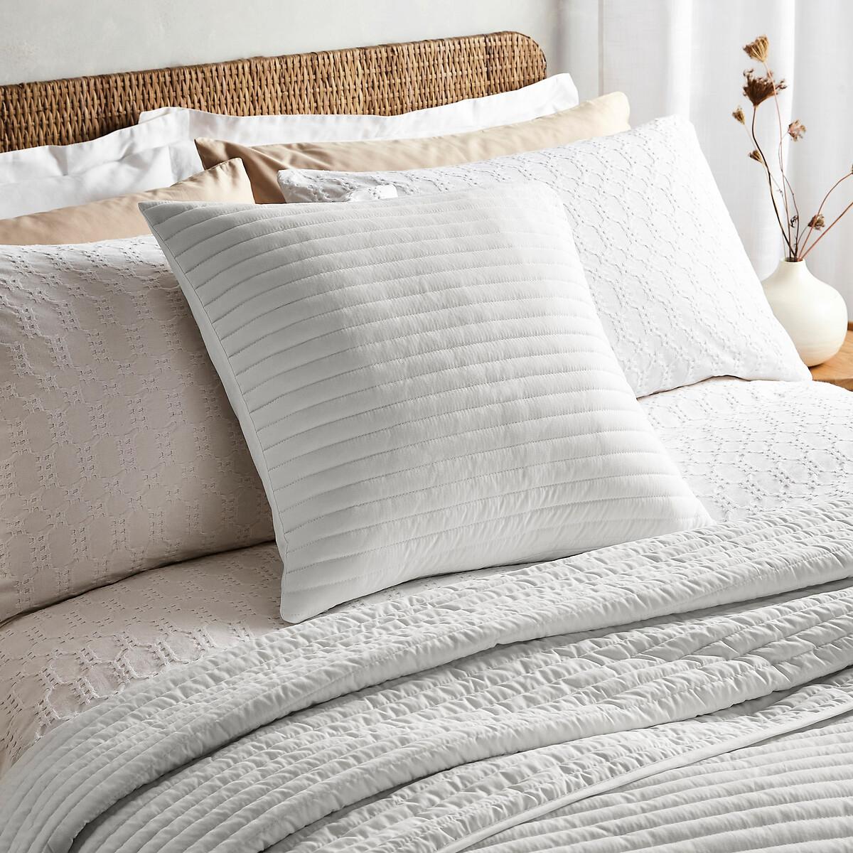 Quilted Lines Filled Cushion – image 1