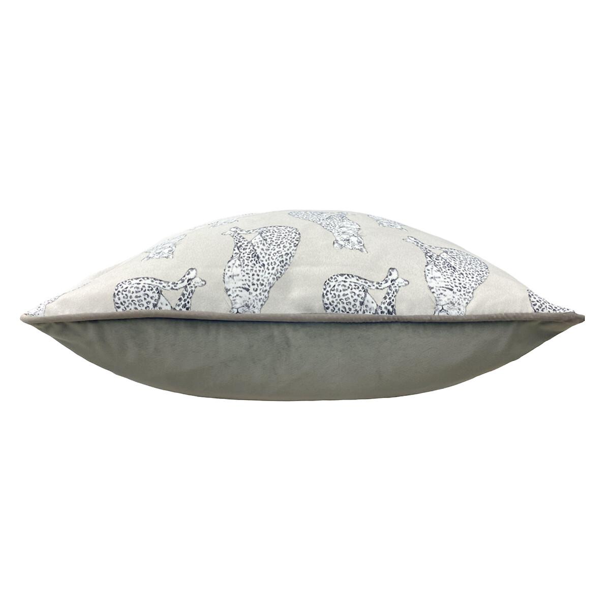 Safari Leopard Satin Filled Cushion 43x43cm – image 3
