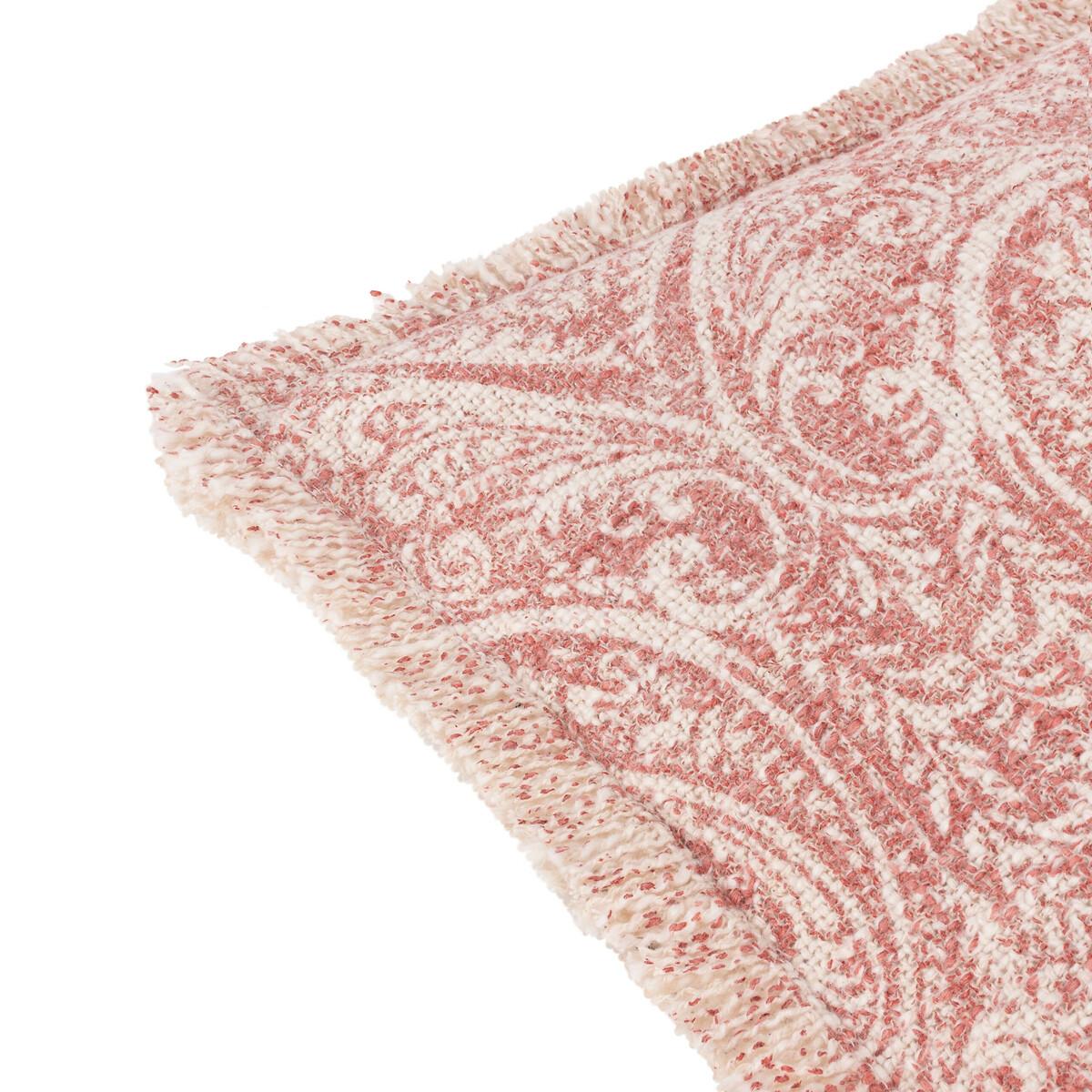 Durelle Damask Fringed Filled Cushion – image 4