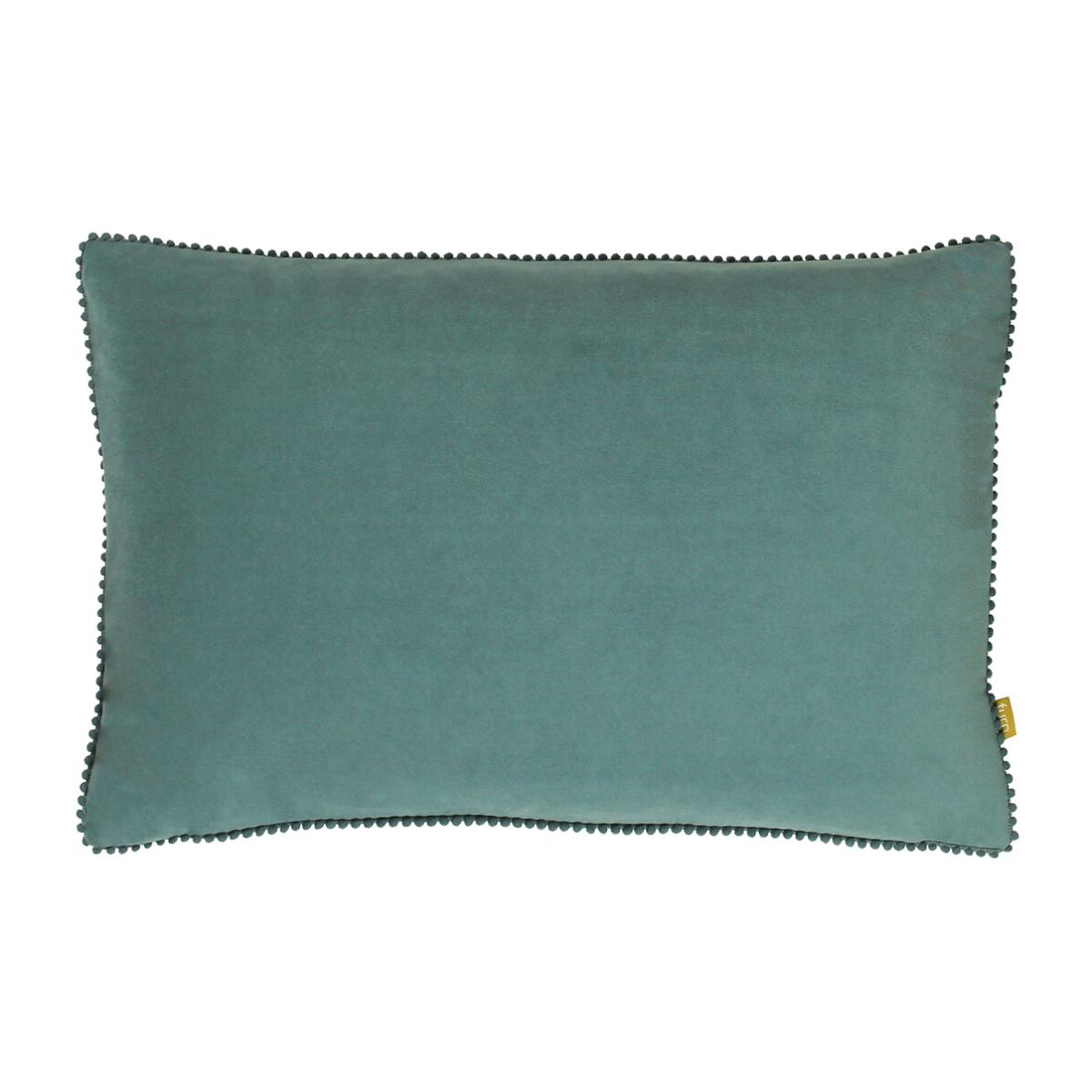 Cosmo Pom-Pom Trim Filled Cushion 30x50cm – image 1