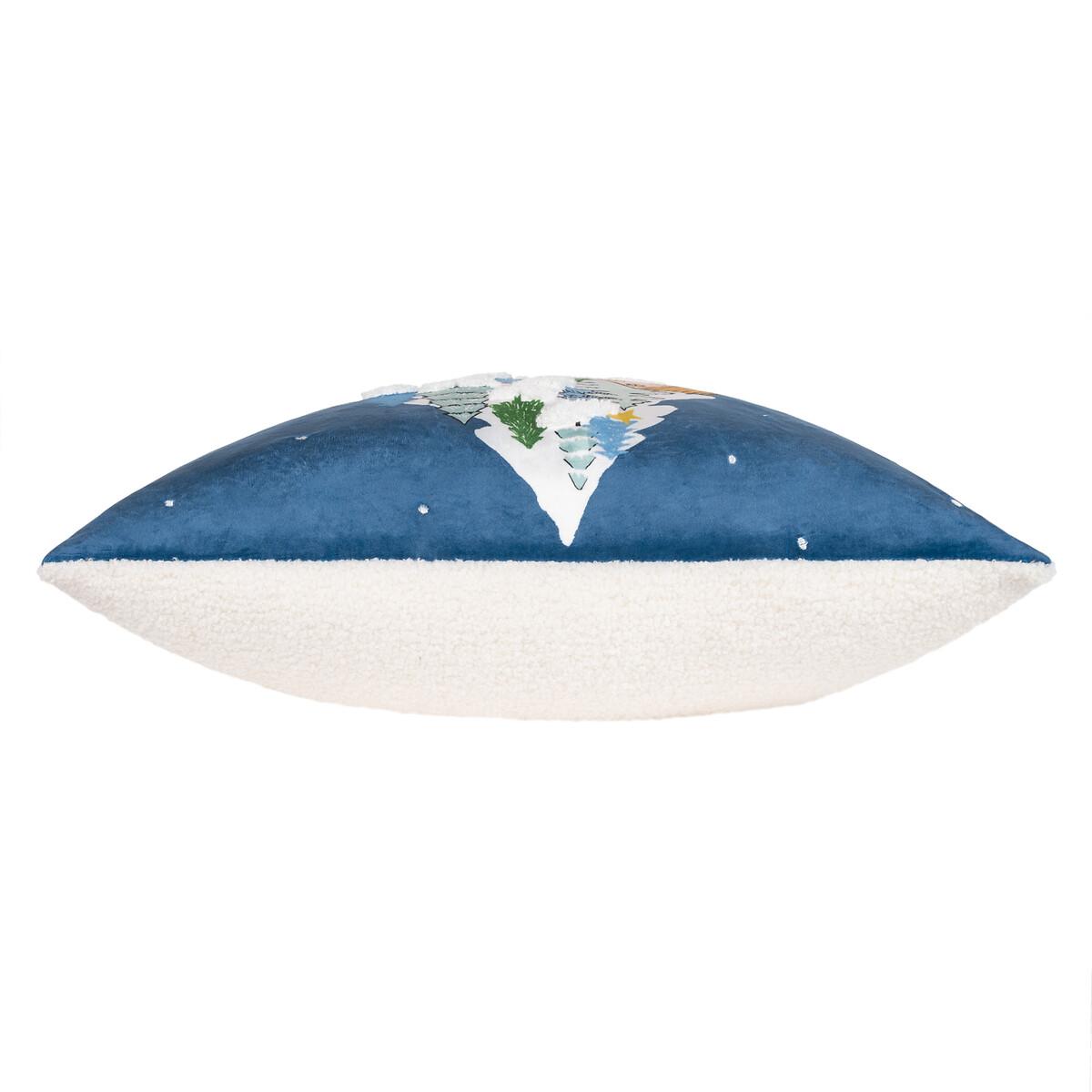 Snowy Village Tree Cushion – image 3
