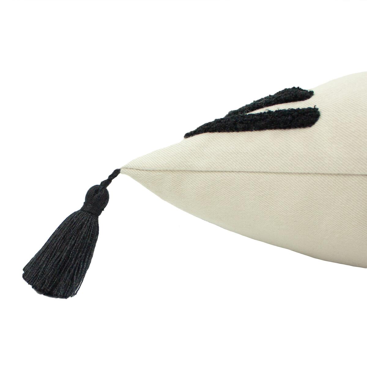 Ashram Eye Tufted Monochrome Filled Cushion 35x50cm – image 3