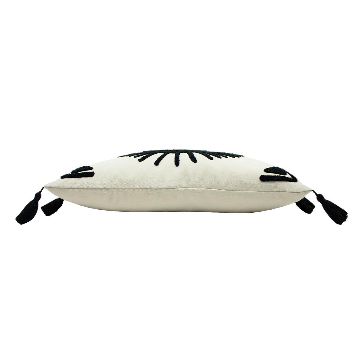 Ashram Eye Tufted Monochrome Filled Cushion 35x50cm – image 4
