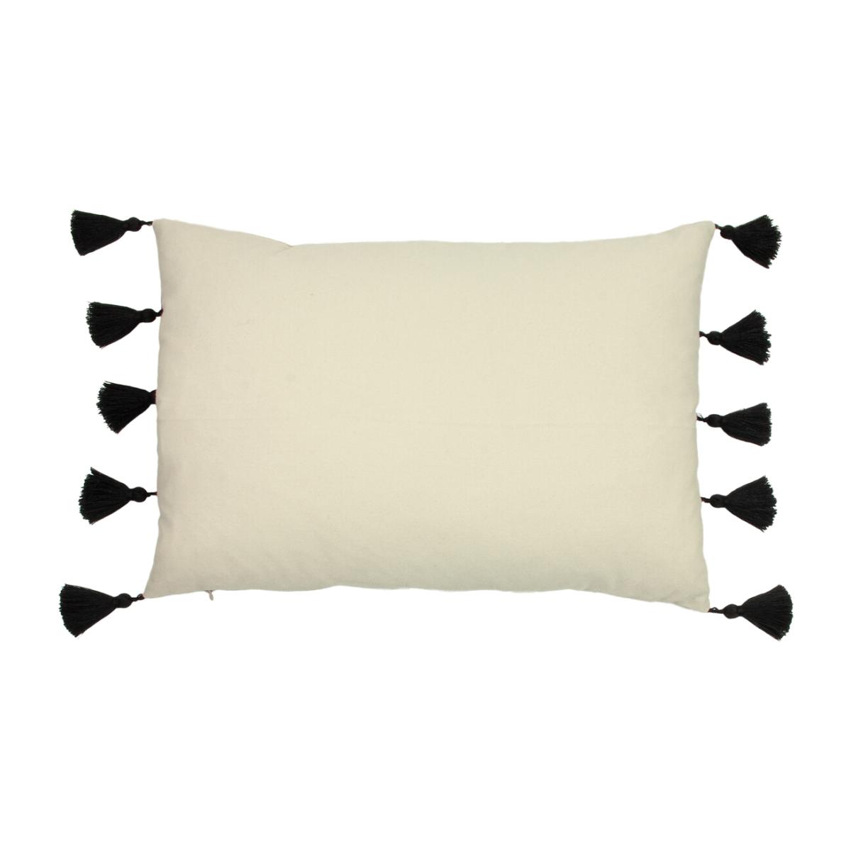 Ashram Eye Tufted Monochrome Filled Cushion 35x50cm – image 1