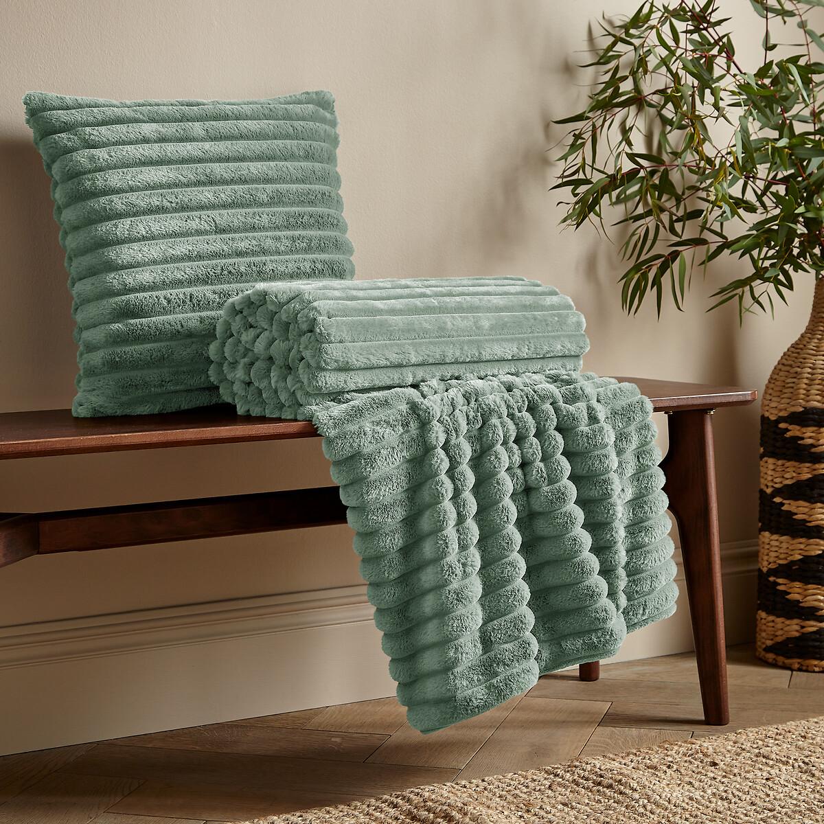 Cosy Ribbed Filled Cushion – image 2