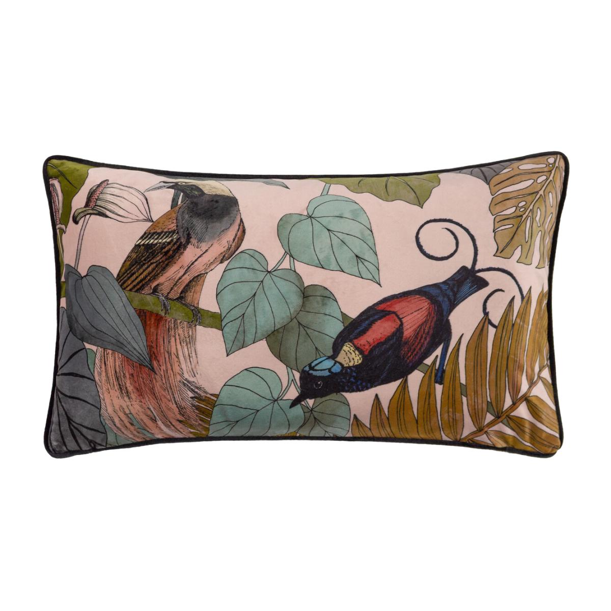 Moriyo Piped Velvet Cushion – image 1