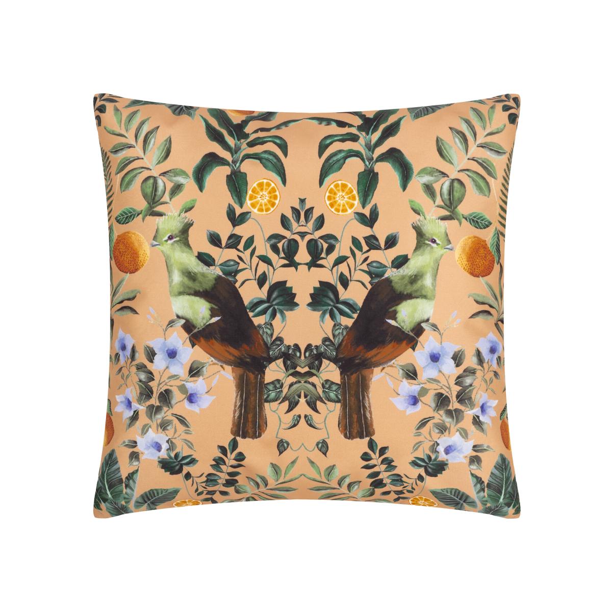 Kali Mirrored Birds Outdoor Filled Cushion – image 1