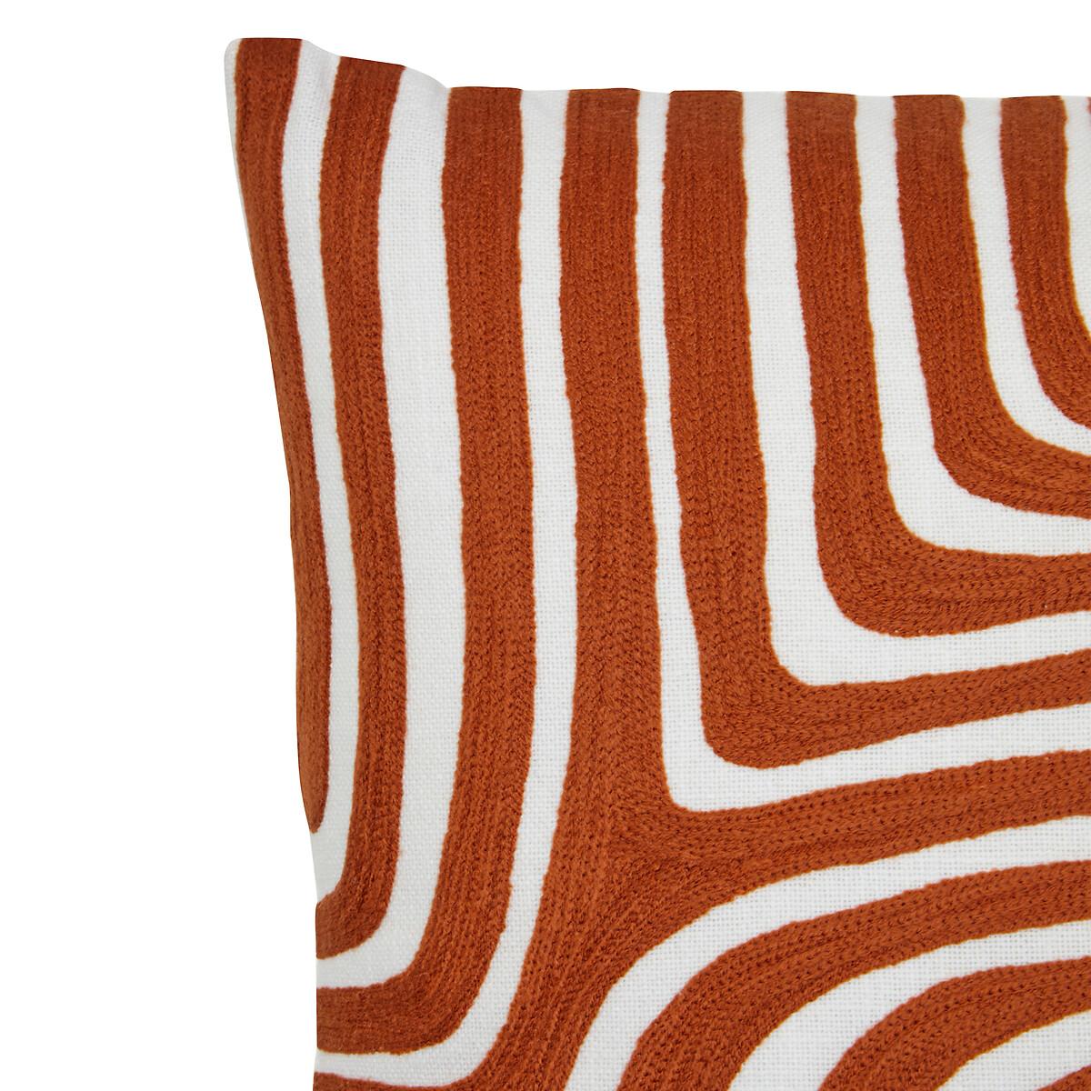 Bosie Ozella Rust And White Cushion – image 2