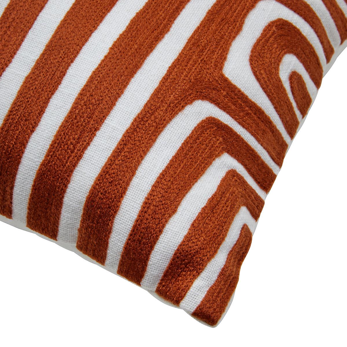 Bosie Ozella Rust And White Cushion – image 4