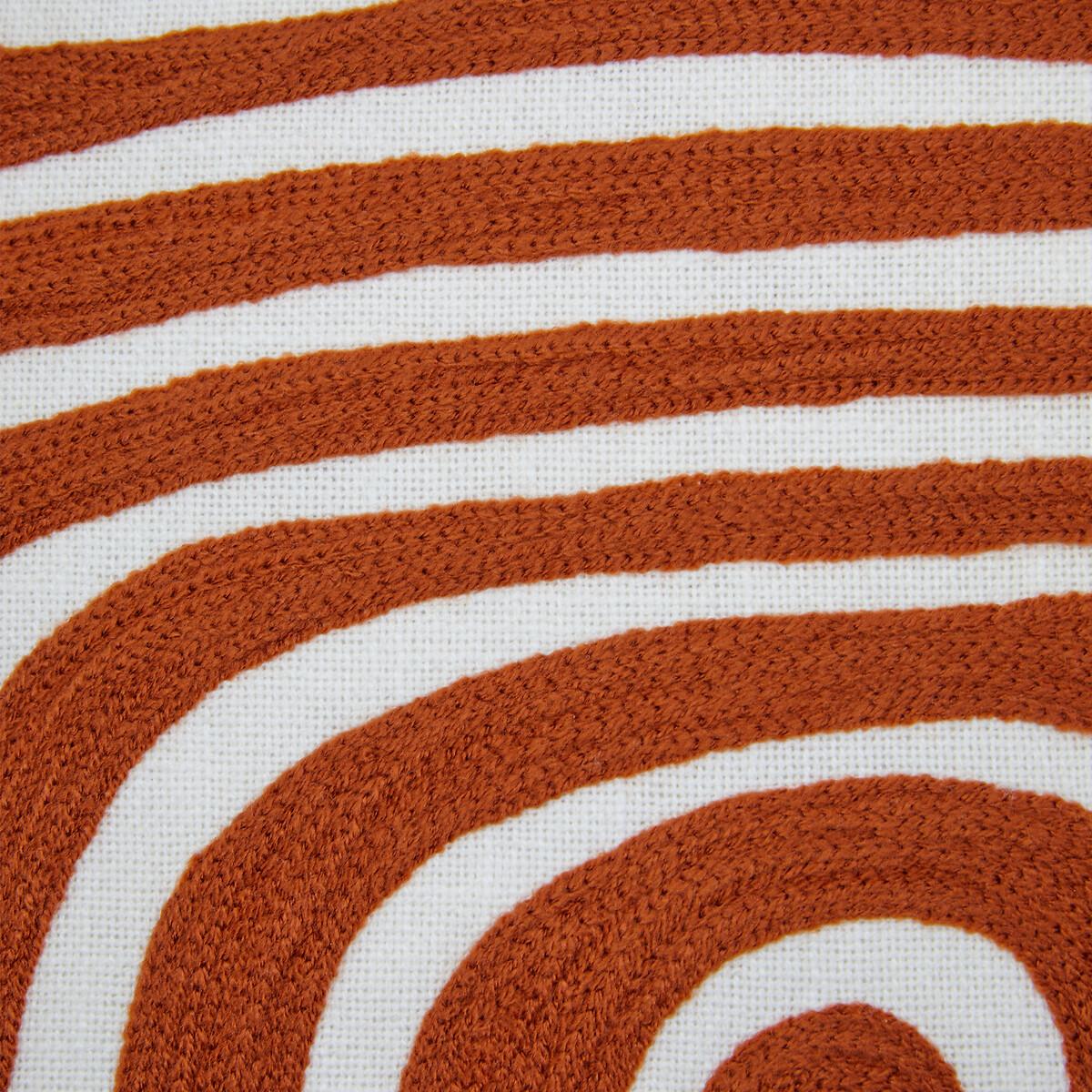 Bosie Ozella Rust And White Cushion – image 5