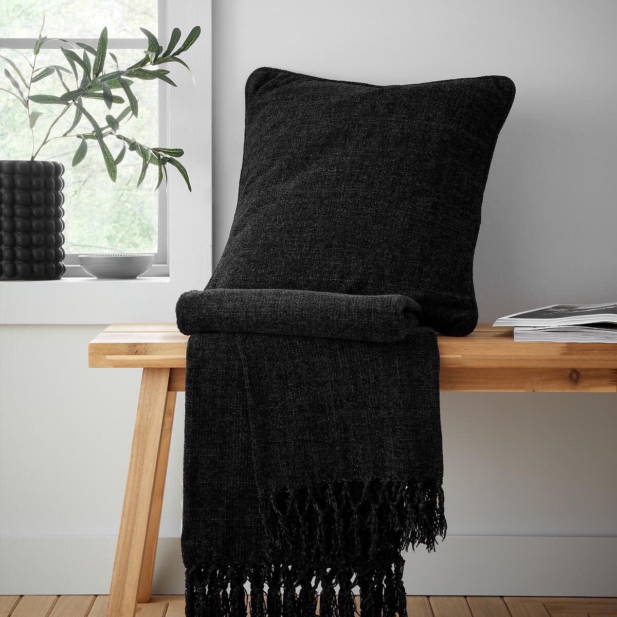 Wilson Plain Chenille Filled Cushion – image 4