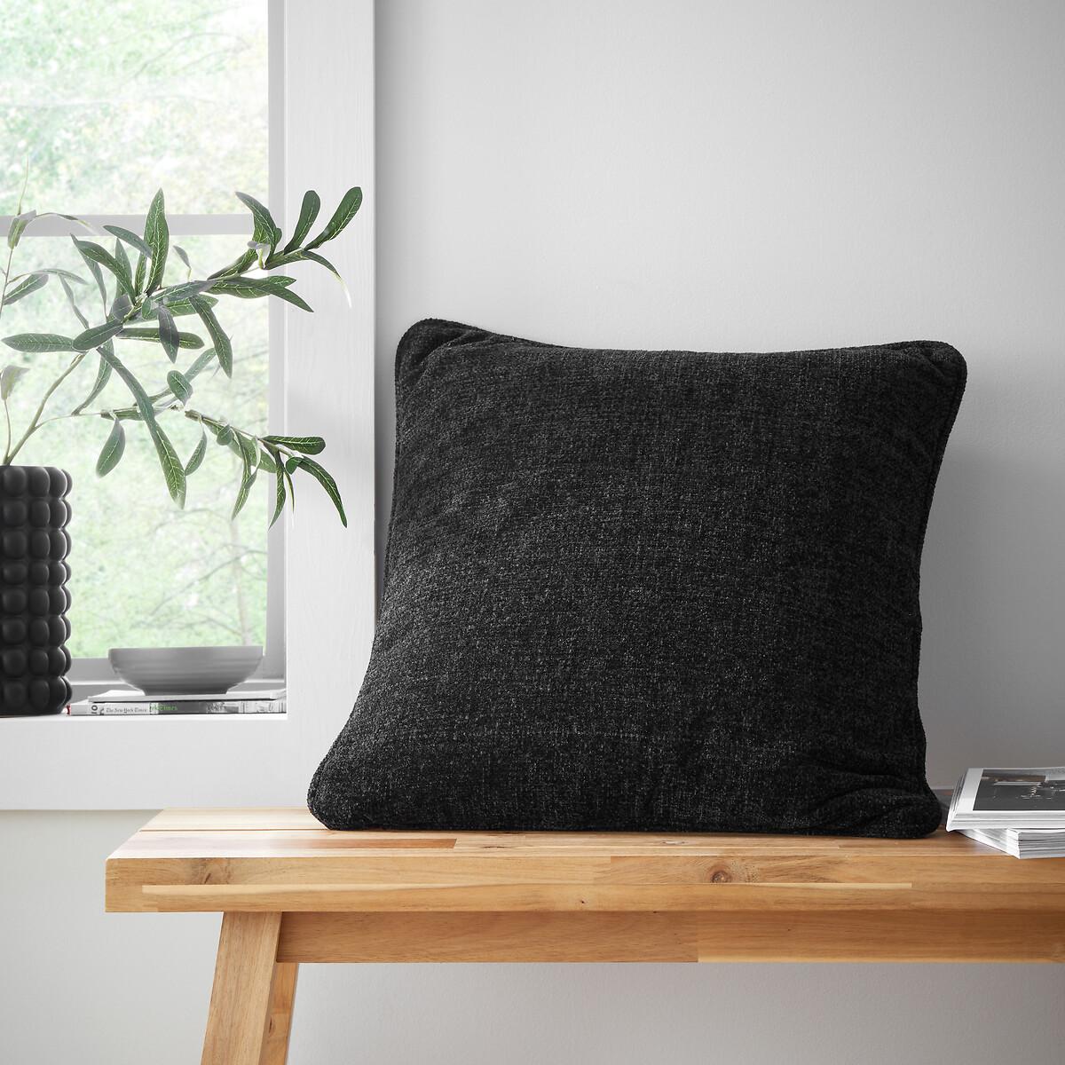 Wilson Plain Chenille Filled Cushion – image 1