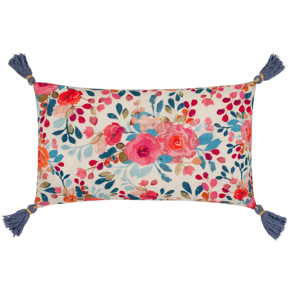 Posies Floral Tasselled Cushion – image 3