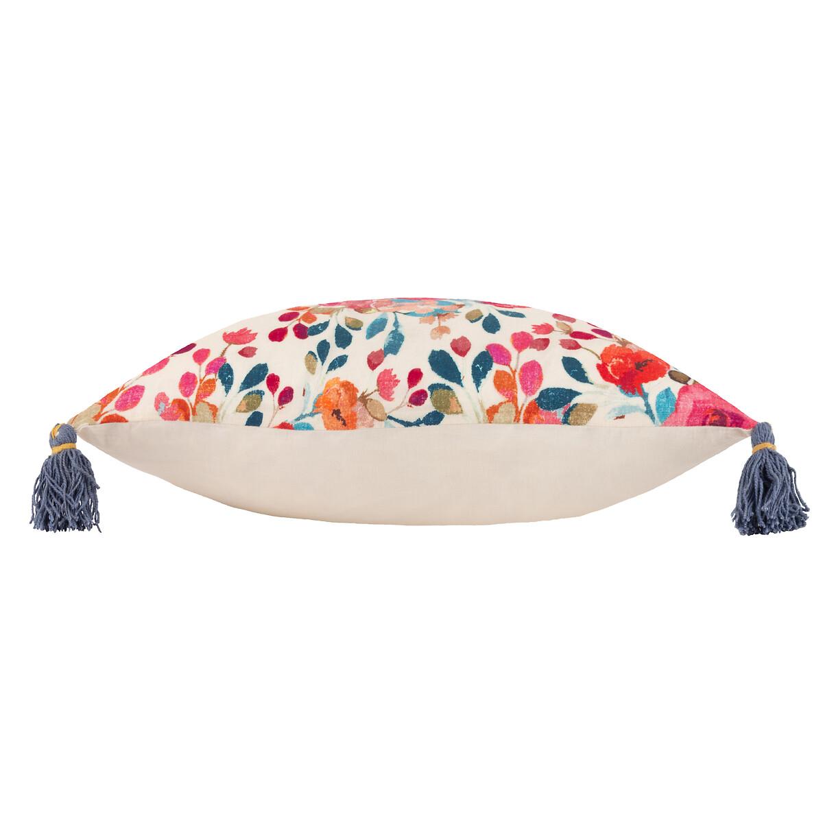 Posies Floral Tasselled Cushion – image 5