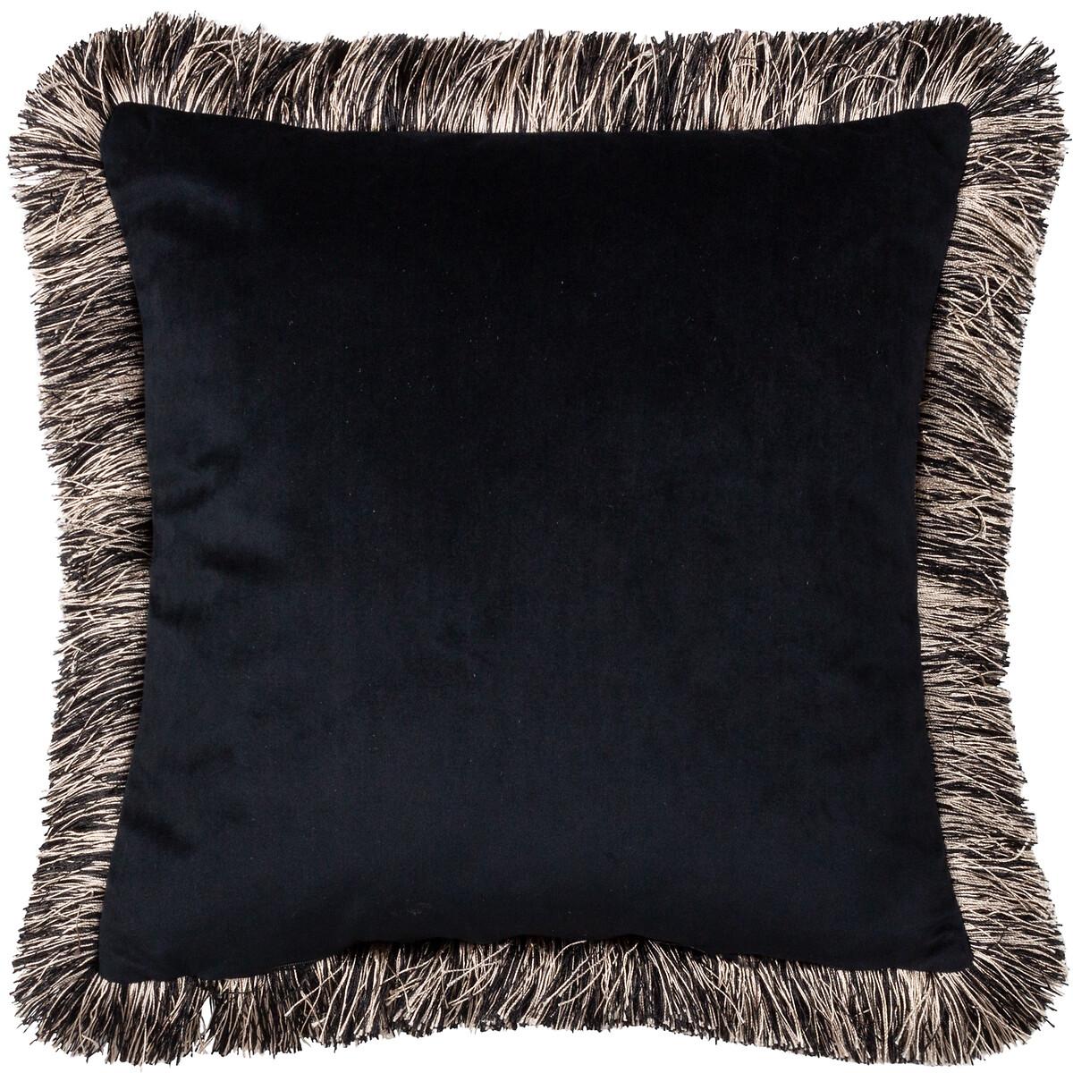 Wildcat Velvet Fringed Cushion – image 2