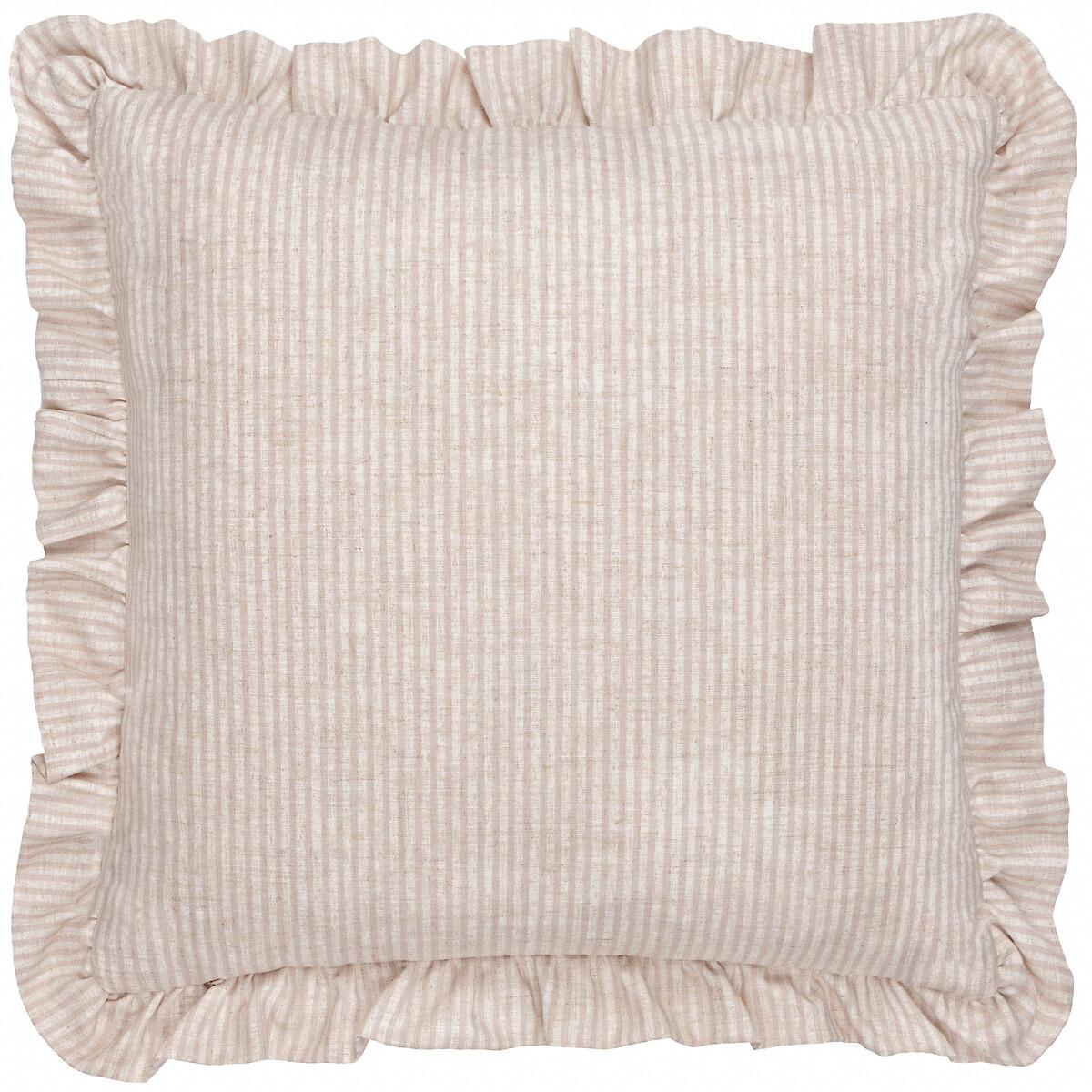 Martha Embroidered Ruffle Cushion – image 2