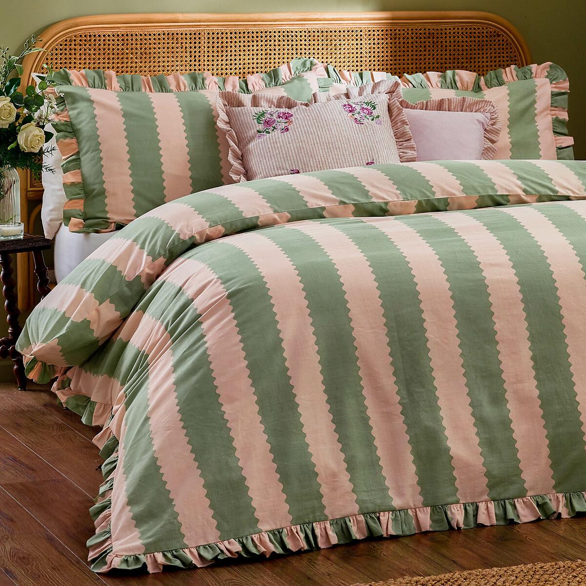 Martha Embroidered Ruffle Cushion – image 5