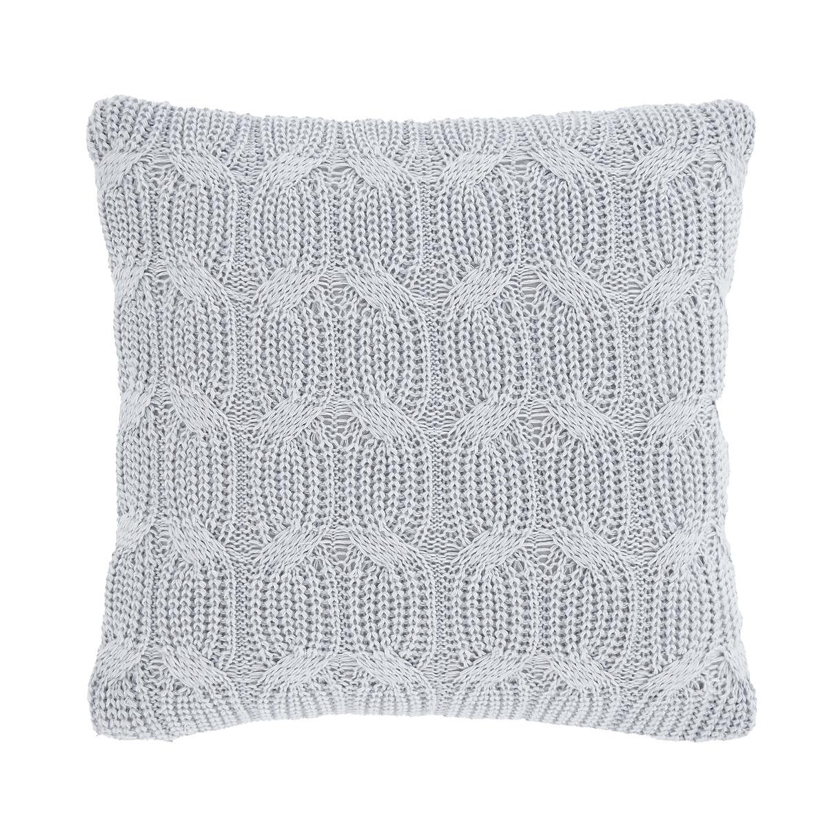 Chunky Marl Knit Filled Cushion – image 4