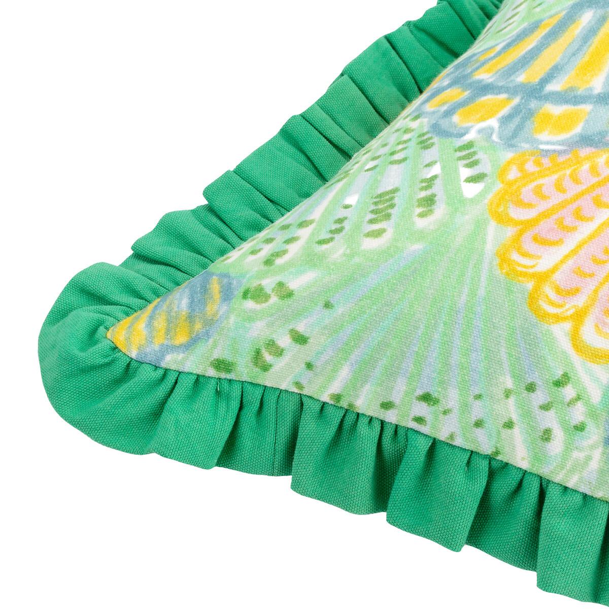 Clam Shells Cotton Scalloped Cushion – image 4